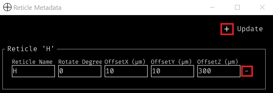 Add / remove